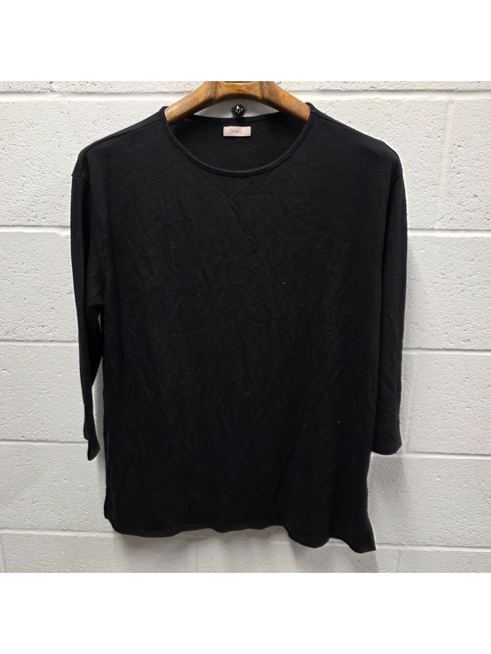 Storq Womens Maternity Crewneck Sweater Jumper Size 2 XL Pullover 23.5x28